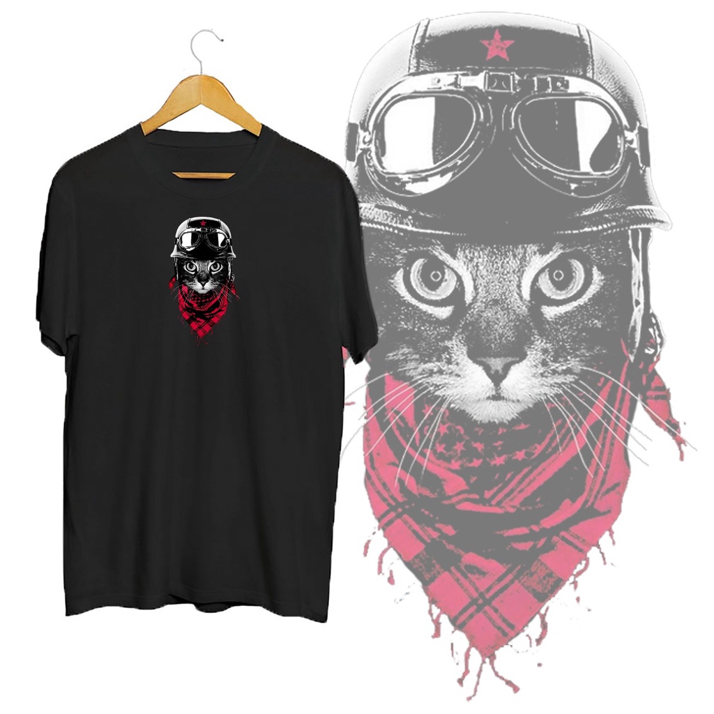 KAOS OVERSIZE RIDER CAT T-SHIRT