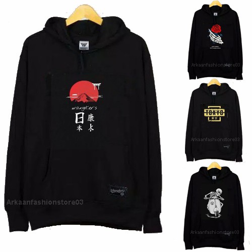 AKN- SWEATER HOODIE POLOS PRIA / SWEATER HOODIE TOKYO JEPANG / SWEATER HOODIE JAPAN EDITION ORIGINAL