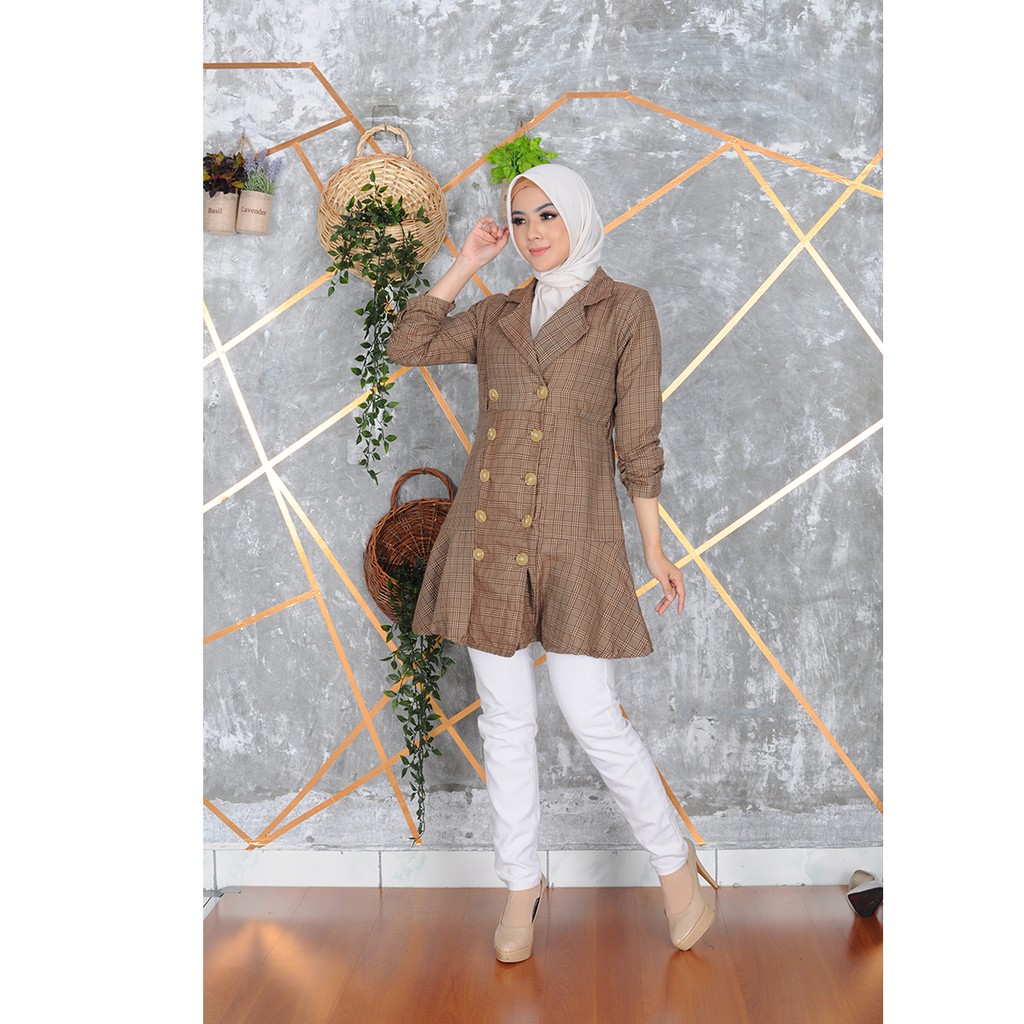 FORTUNA FASHION BLAZER WANITA \ BLAZER KOTAK KOTAK \ BLAZER QUEEN