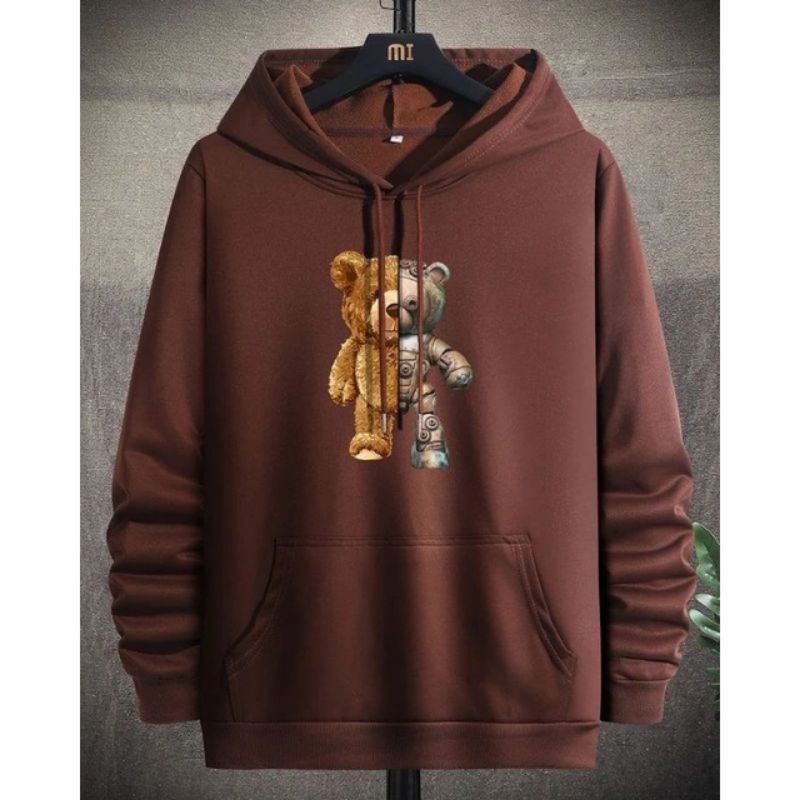 Hoodie Bear ROBOTIC Jaket Sweater Hoodie Distro Oversize Pria Switer Korea Oversize Cowok Sweeter Distro Keren Laki laki