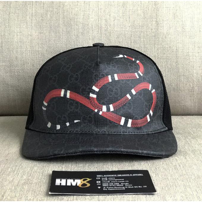 GUCCI Topi Cap Snake BNWT 100% Authentic Asli