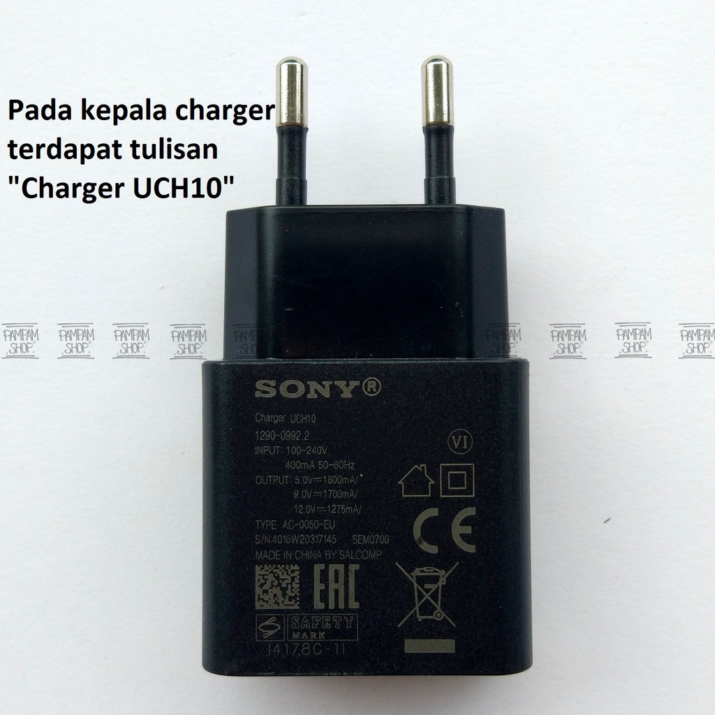 Travel Charger Sony Quick Charging Charge Fast Charging UCH10 UCH 10 Xperia Z3 Plus Z5 Premium