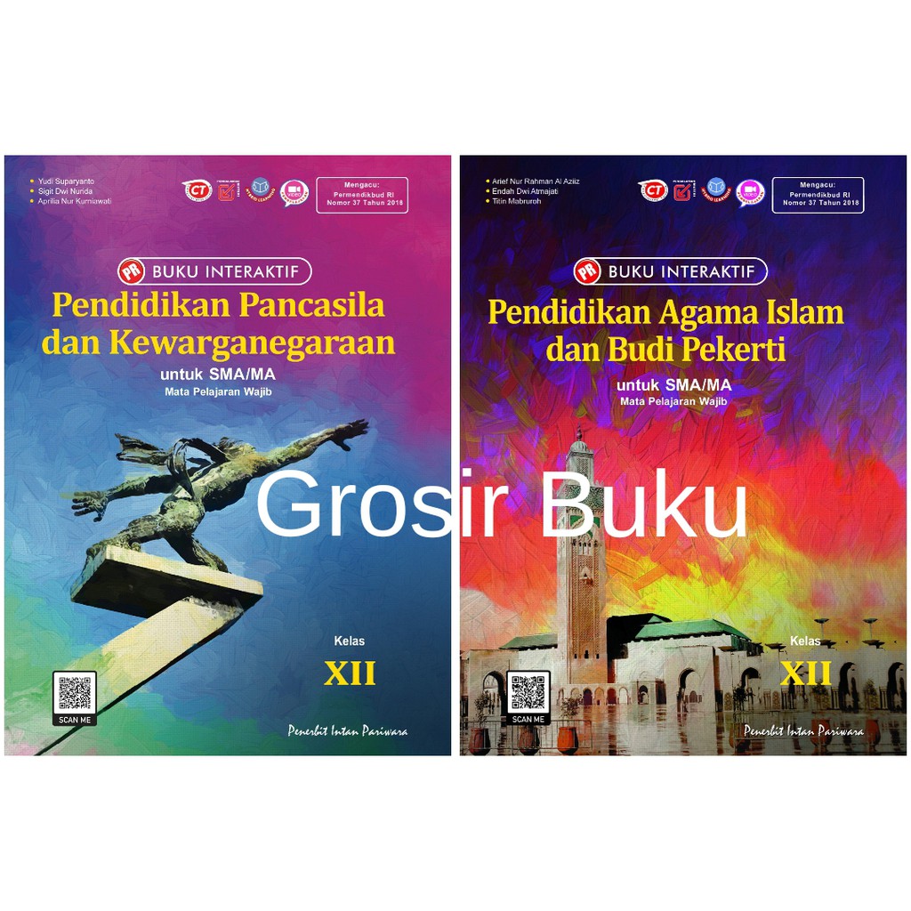 Buku LKS PR INTERAKTIF SMA/SMK X XI XII Penerbit Intan Pariwara Kelas 10 11 12 Semester 1 tahun 2021-2