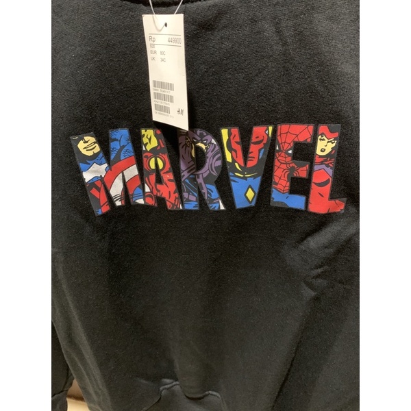 CREWNECK HnM MARVEL BLACK