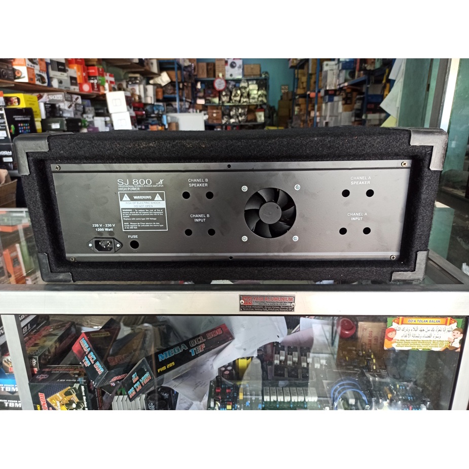 BOX POWER AMPLIFIER SOUND SYSTEM PERFECT SJ800 MURAH KUAT TEBAL