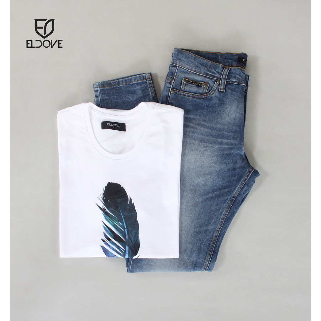 Eldove Paket Celana Jeans + Kaos 8508