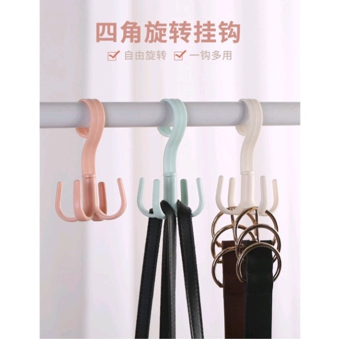 Hanger 360 Derajat / Hanger Serbaguna / Hanger Tas / Gantungan Multifungsi