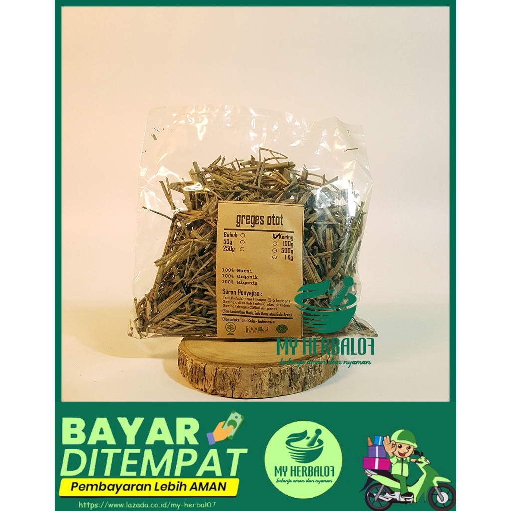 Obat Herbal Jamu Teh Greges Oto Kering Murni Tanpa Campuran / Obat Rematik Paling Ampuh / Obat Wasir