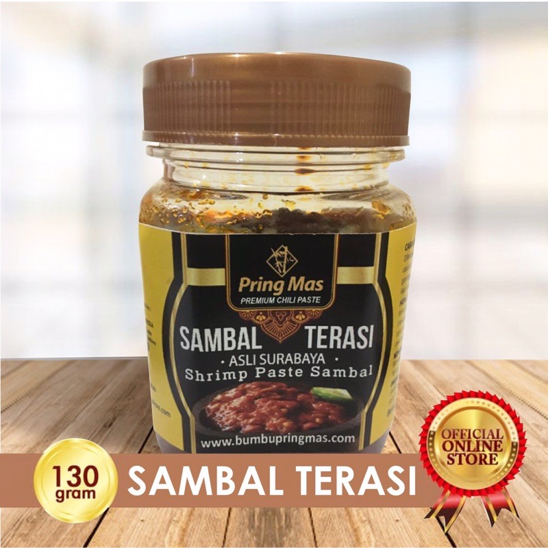 

Pring Mas Sambal Botol Terasi Pedas 130 gram - Halal MUI
