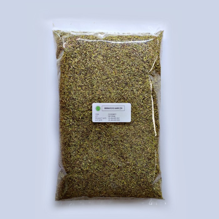 

ROSEMARY FLAKE KEMASAN 500 GRAM KUALITAS PREMIUM 100% ASLI