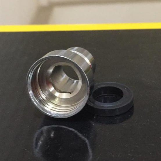Drat Kran Taman ST- Tutup Cucuk Sambungan kran selang Air &amp; cucut Mesin Cuci spart part stainless