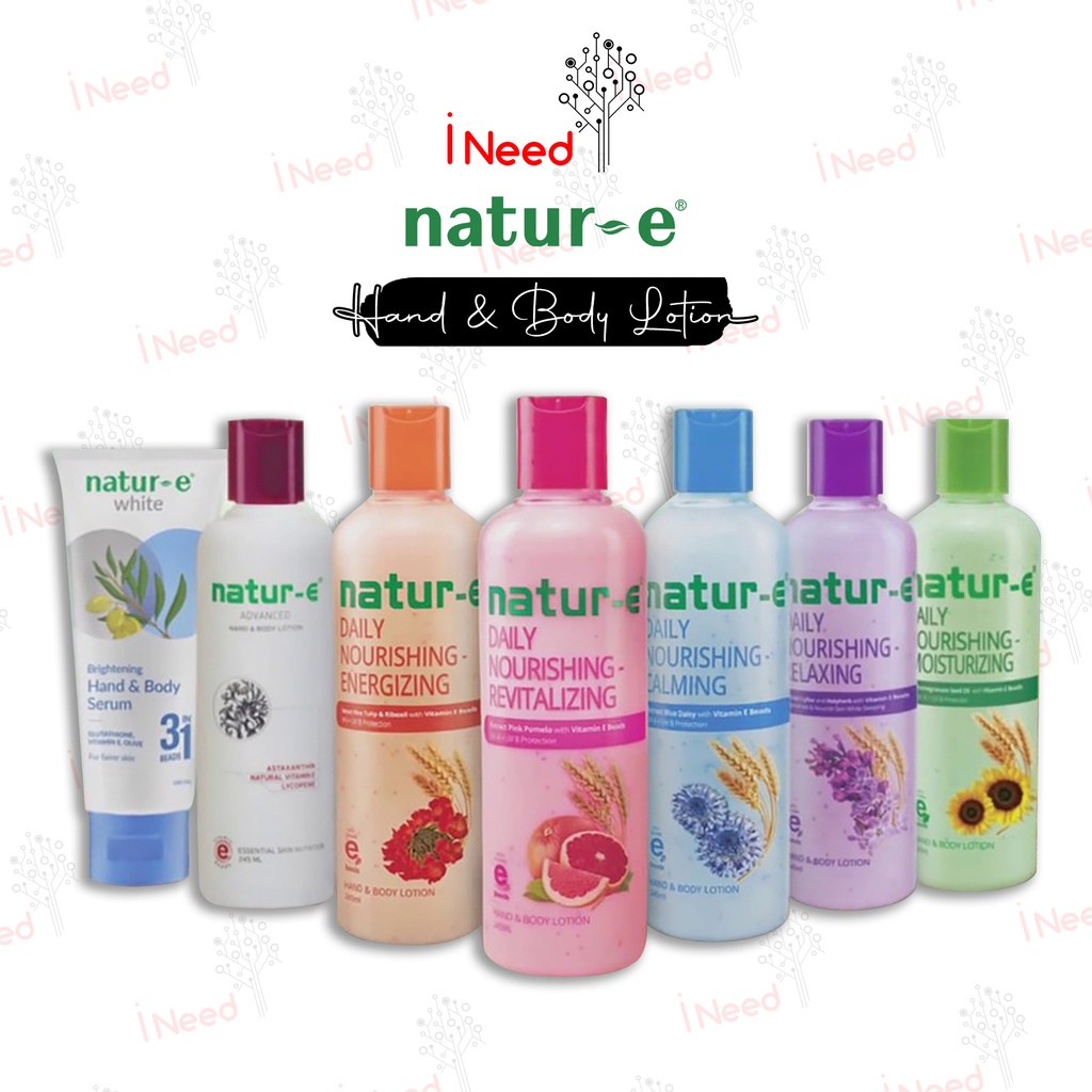 Natur-E Hand &amp; Body Lotion | Advanced - Revitalizing - Moisturizing - Hand Body Lotion 245ML