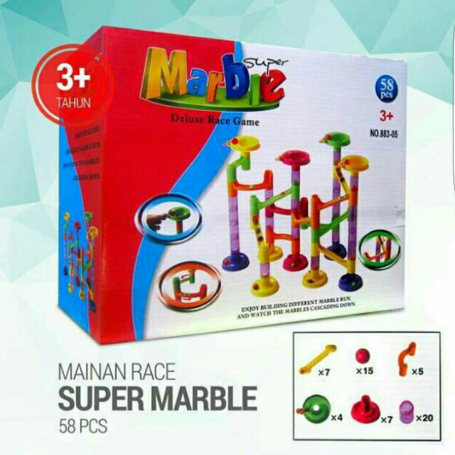 Jual Marble Race Game 58pcs Shopee Indonesia