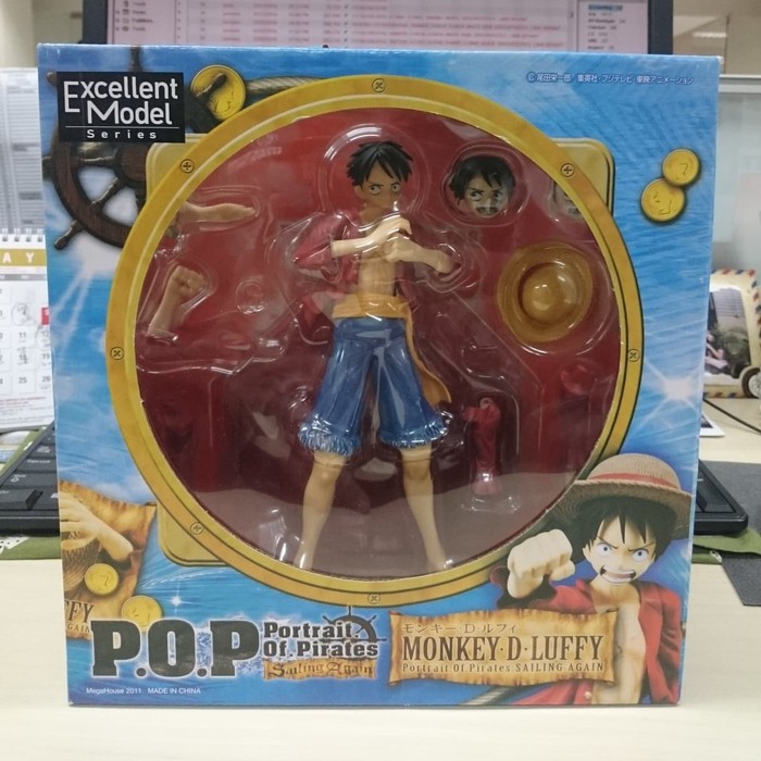 Action figure P.O.P Luffy sailing again non ori