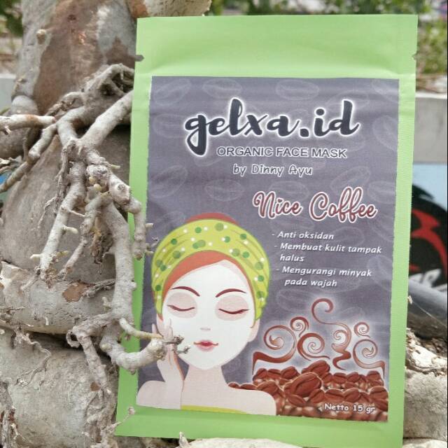 MASKER ORGANIK COFEE / MASKER ORGANIK KOPI / MASKER ORGANIK MURAH