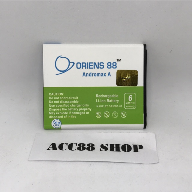 Baterai Batre Battery Double Power IC OR88/Oriens88 Andromax A