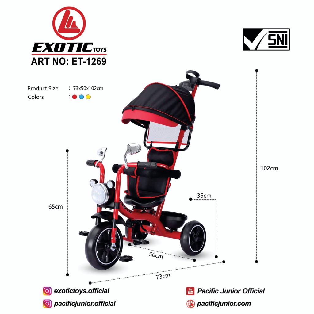 SEPEDA ANAK TC EXOTIC ET-1269