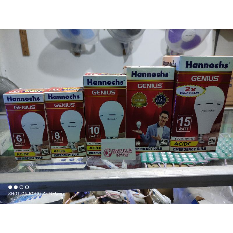 Lampu LED Emergancy Hannochs 12watt