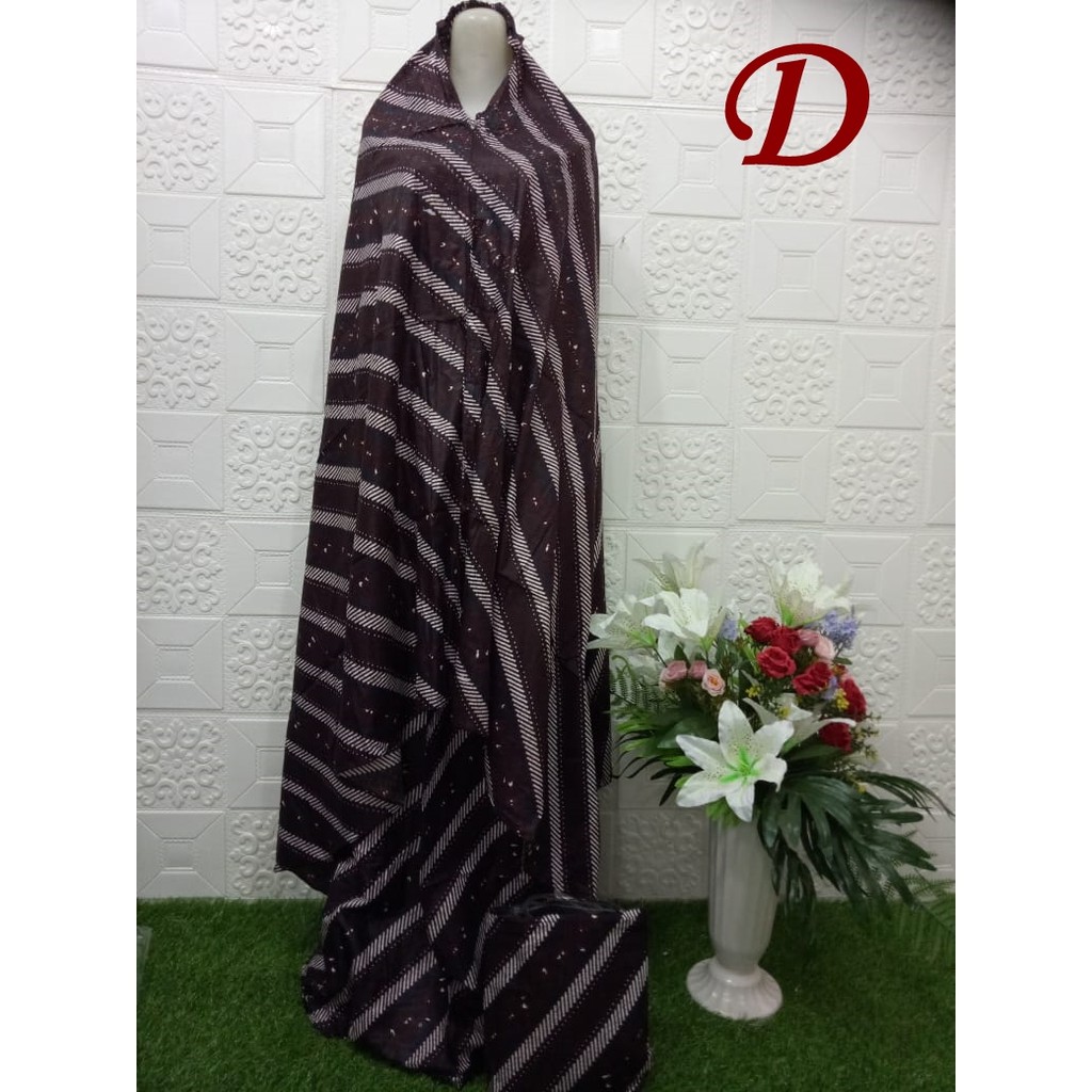 Mukena Batik Dewasa Jumbo Katun Adem BestSeller, Mukena Bali