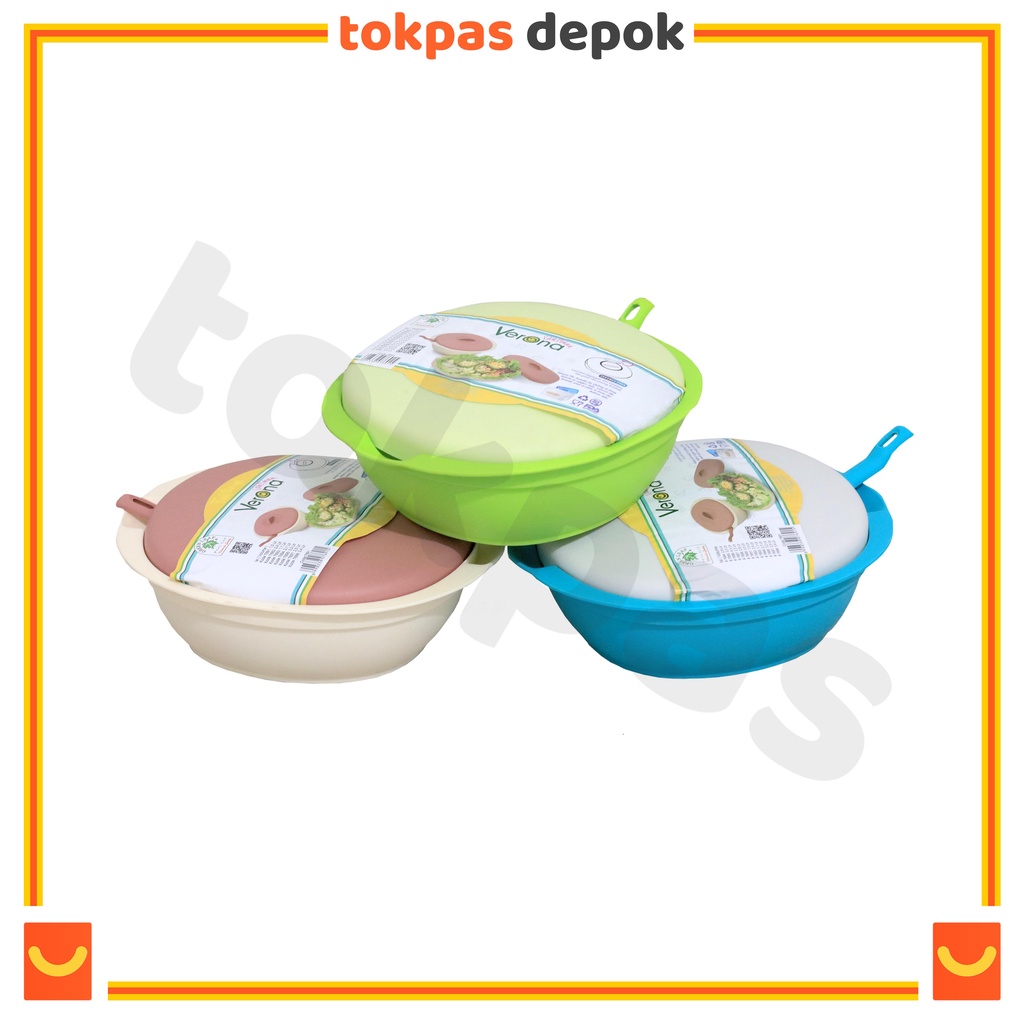 Food Storage Verona / Wadah Saji / Tempat makan 7691 Green Leaf GL-004