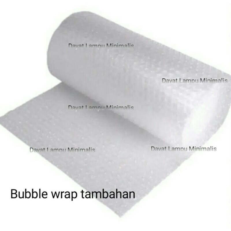

bubble wrap tambahan untuk packing