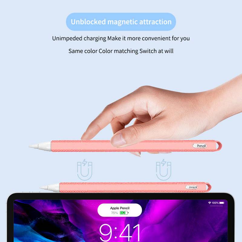 Soft Case Silikon Magnetik Cover Apple Pencil Generasi 2