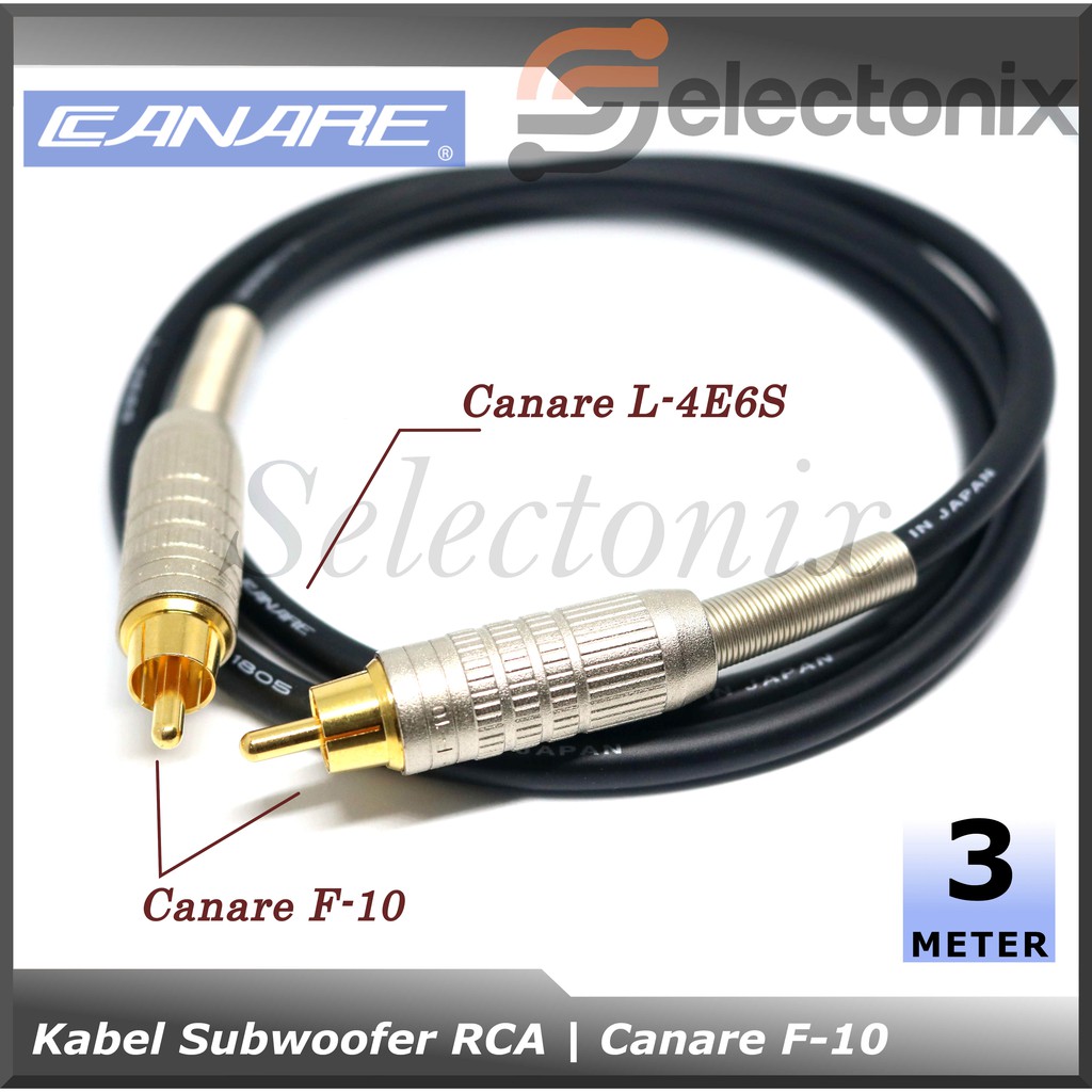 Kabel Subwoofer RCA | Canare F-10 Starquad [3m]