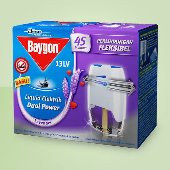 BAYGON Liquid Electric Lavender Dual Power Set 33 ml