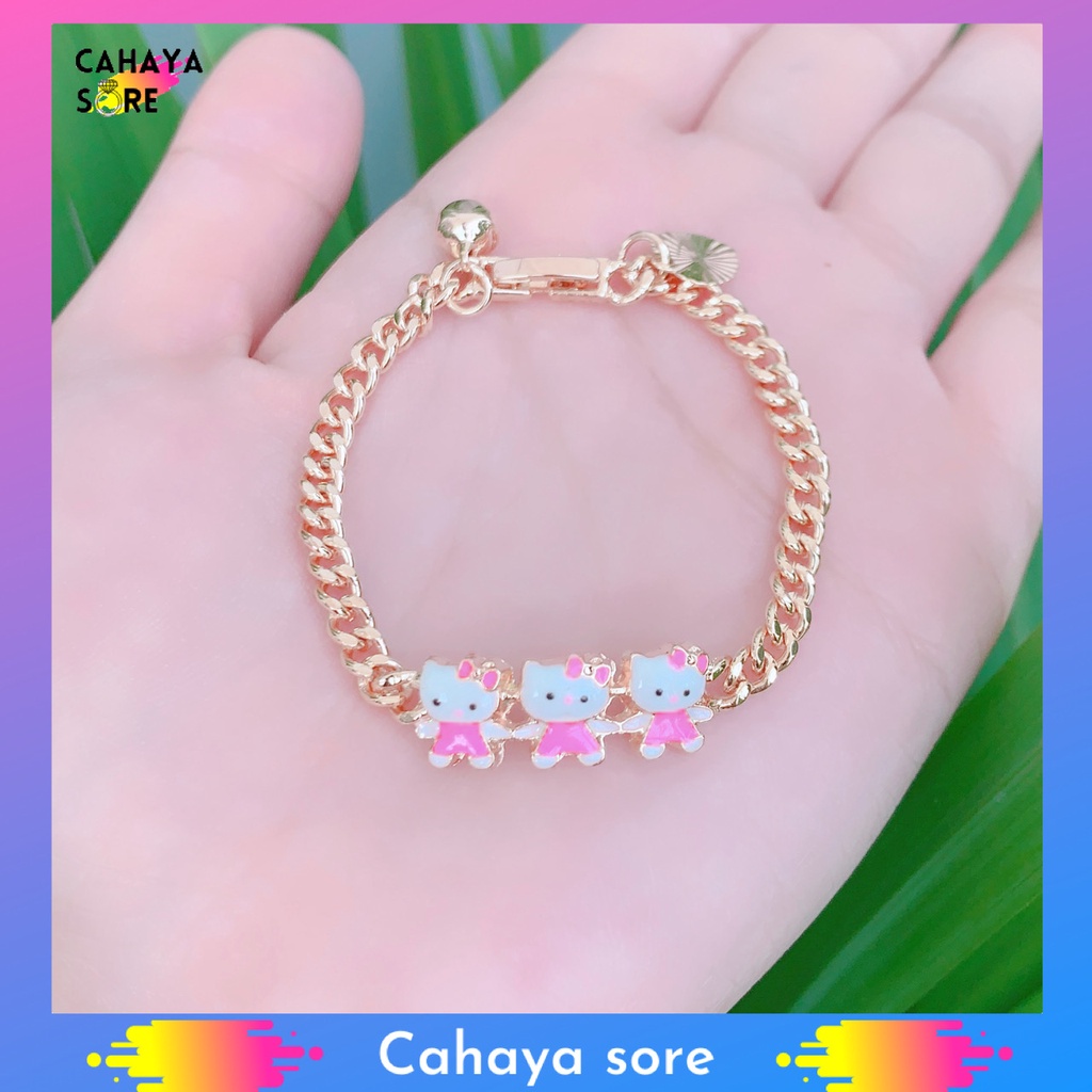 Gelang Xuping Gold Gelang Tangan Anak Rantai Hc GA04