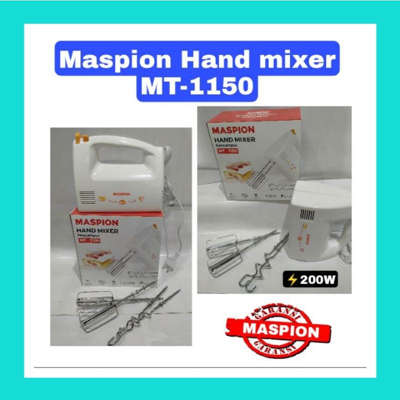Maspion hand mixer 1150/MT1150/mt-1150