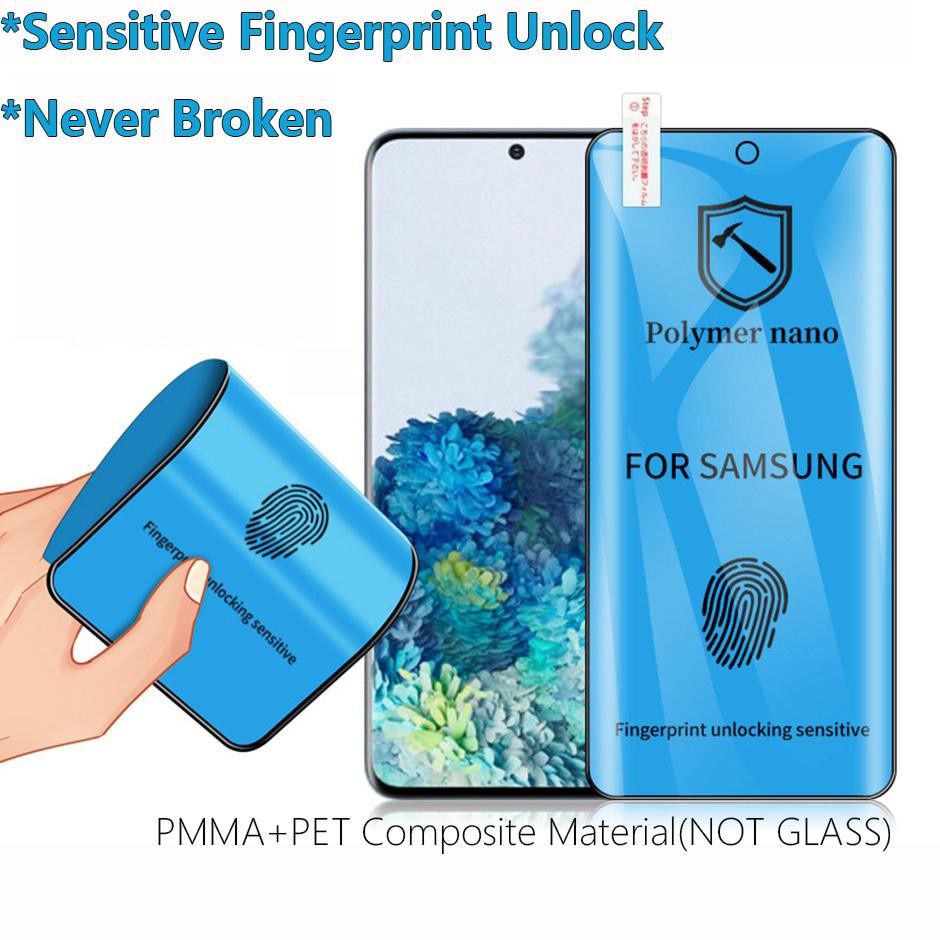 ANTIGORES POLYMER NANO  (  SAMSUNG S10+ /  S10 PLUS  )  ANTI GLARE FULL GLUE