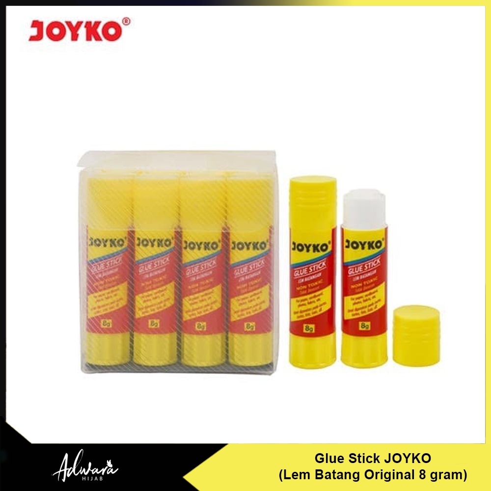 Glue Stick Joyko Ukuran Kecil 8 gram / Lem Kertas Batangan Putar 8 Gram Type GS-09