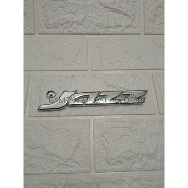 LOGO JAZZ TULISAN JAZZ EMBLEM JAZZ STIKER JAZZ TEMPELAN JAZZ (TITIK SILVER)