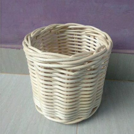 keranjang rotan bulat parcel sovenir murah ukuran 15 X 15 X 15 cm