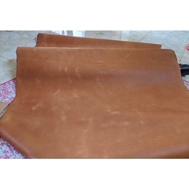 Kulit Sapi Lembaran Crazy Horse Tan 10 feet