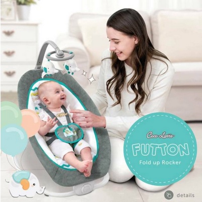 Cocolatte Futton Bouncer Baby Bouncher Bayi Baby Rocker Ayunan Bayi