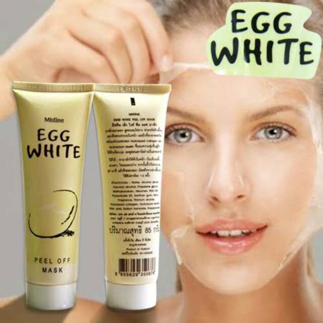 Masker egg white hanasui