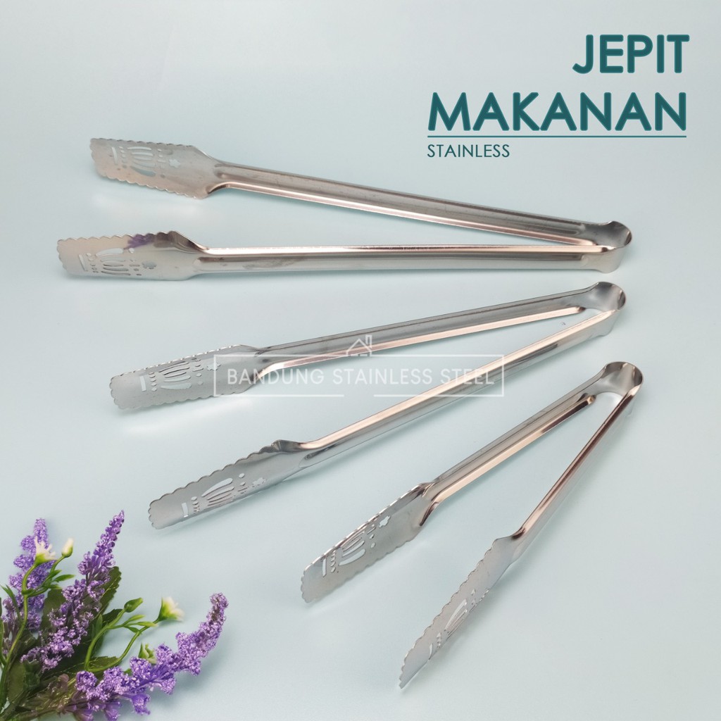 Jepit Roti Kue serbaguna Murah  Jepitan donat stainless capitan penjepit capit 9inch 12inch 14inch