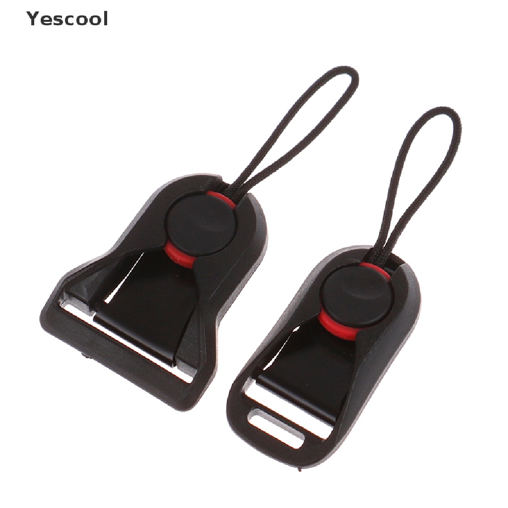 Yescool 2pcs Konektor Quick Release Dengan Base Untuk Strap Bahu Kamera