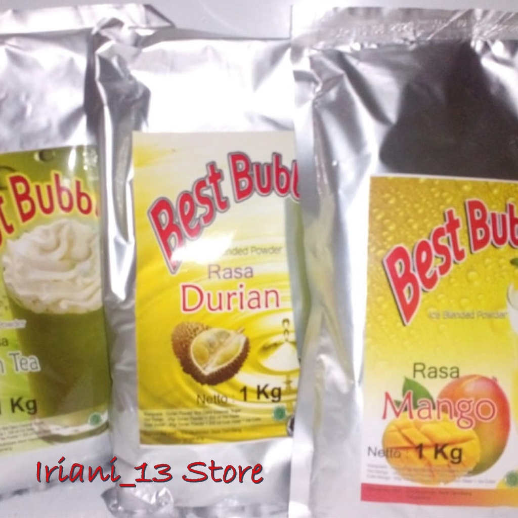 

Powder Minuman Merk Best Bubble 1000 Gram - Halal 1 Bubuk Minuman Aneka Rasa Serbuk Minuman Enak Bubuk Minuman Fruit Jual Bubuk Minuman