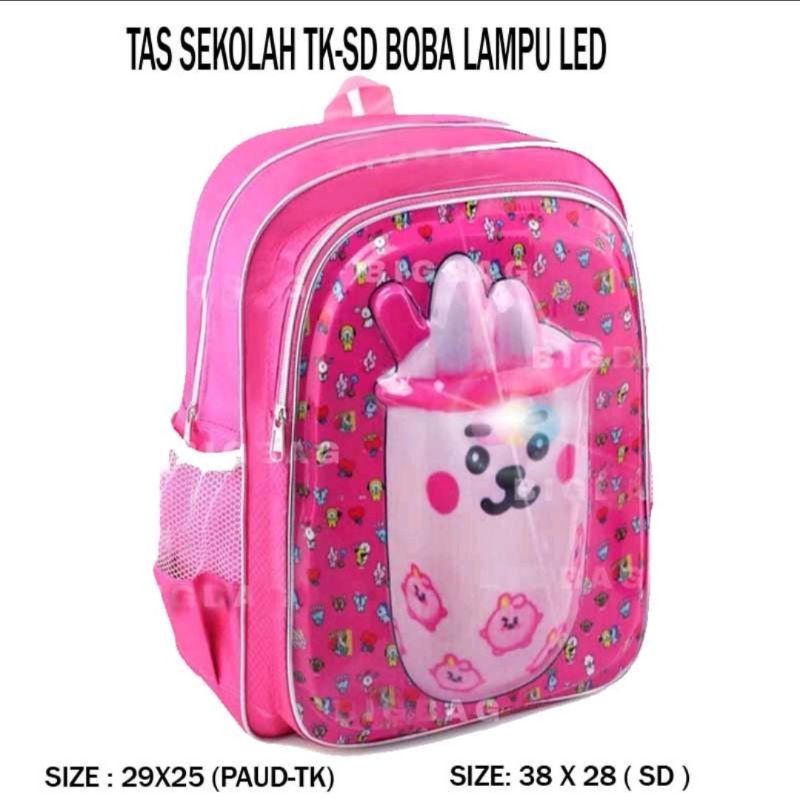 Tas Boba LED Anak Paud sampai SD