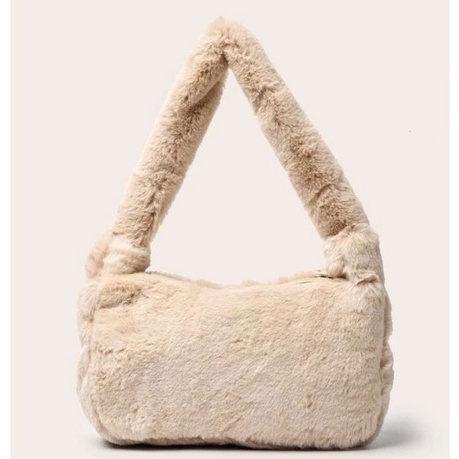 Tas Handbag Wanita Bulu Bucket VIOLEEN / Tas Bahu Bludru Korean