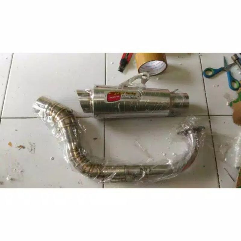 KNALPOT CLD MONSTER BEAT FI/KARBU, SCOOPY, DAN VARIO 110