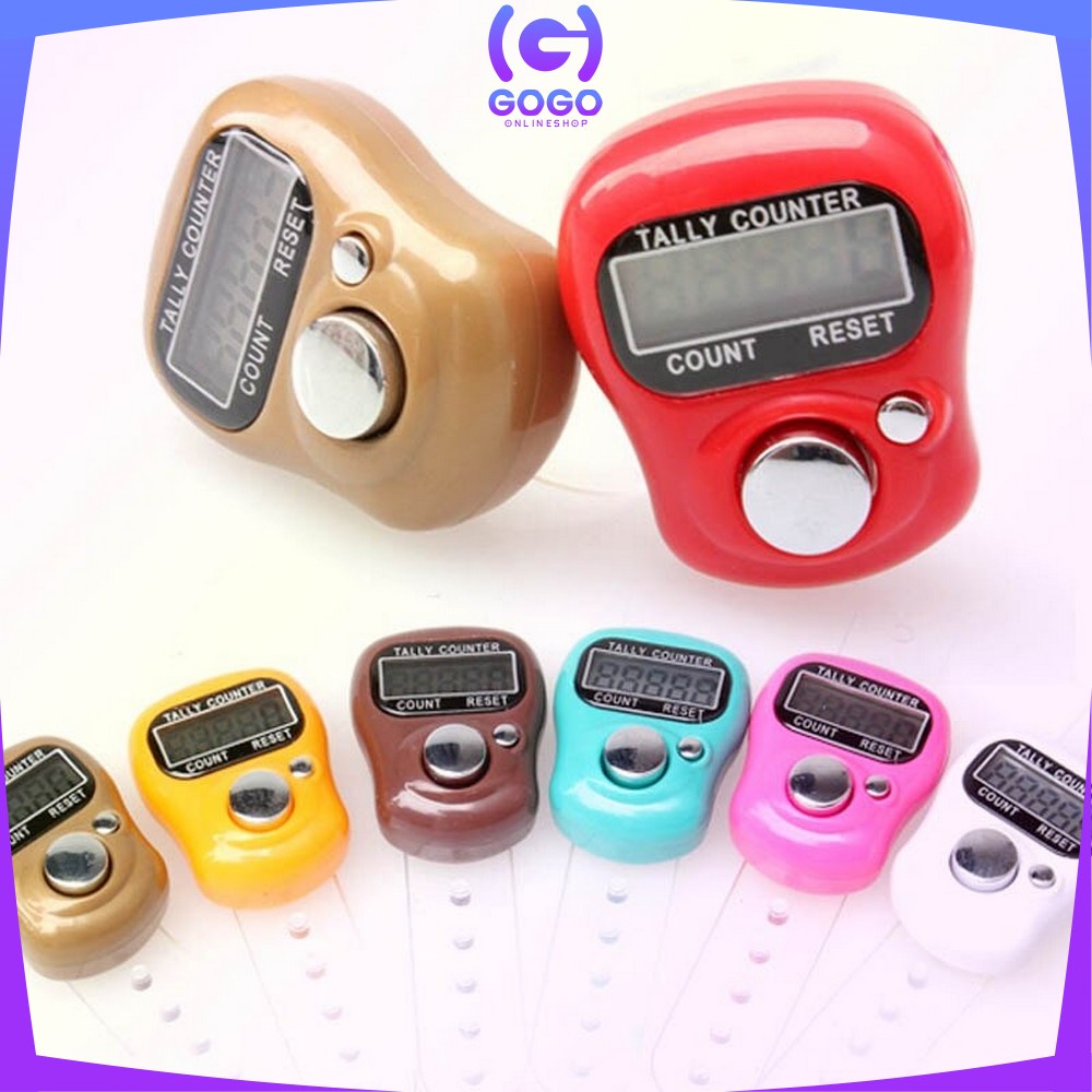 GOGO-C205 Tasbih Digital Mini Tally Counter Alat Hitung Tasbeh Digital / Finger Counter Import Murah