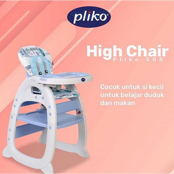 Jual Pliko 505 High Chair / Kursi Makan Bayi / Baby Chair Indonesia