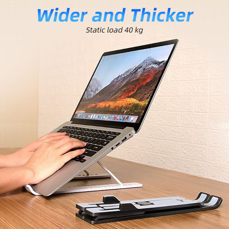 Stand Holder Laptop Macbook Notebook IPAD Mac dudukan lipat Pro air