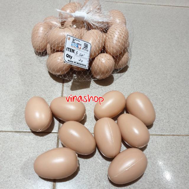 Mainan Anak Telur Teluran Plastik Telur Ayam Bebek Telur Natal Mainan Telur Hias
