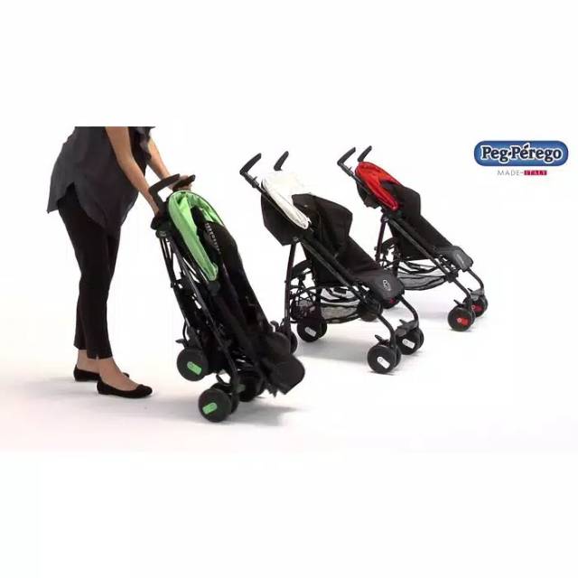 Stroller Dorongan Bayi Peg Perego Pliko Mini Momo Design