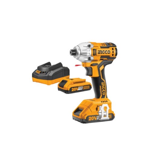 Ingco Li-Ion Brushless Impact Driver CIRLI2002 Bor Obeng Cordless