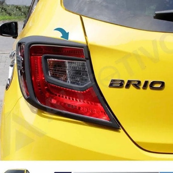 JSL Garnis Belakang All New Brio 2018 Tail Lamp Garnish Blacktivo